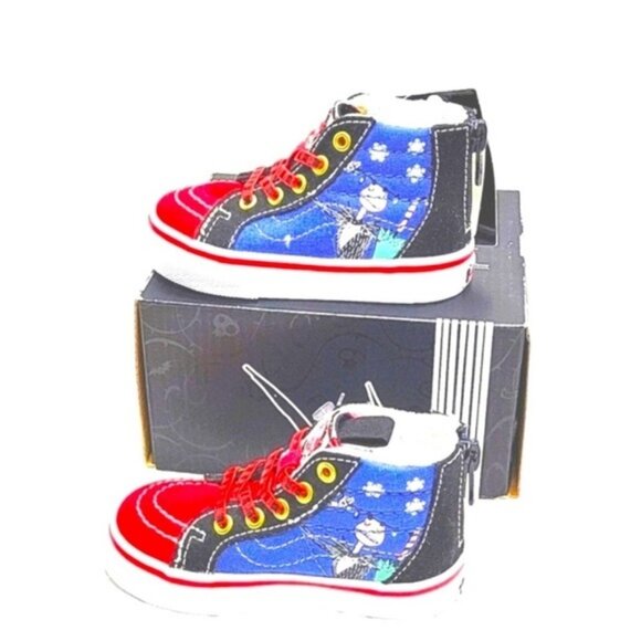Vans Shoes Sk8 Hi Zip Disney Nightmare Sneakers - Picture 1 of 3